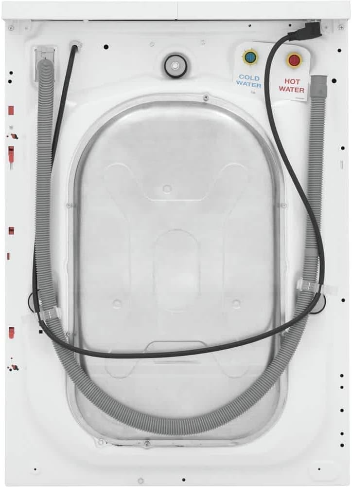 Electrolux 24 in 2.4 cu. ft. Compact Stackable Front Load Washer in White with LuxCare Wash and Steam Refresh