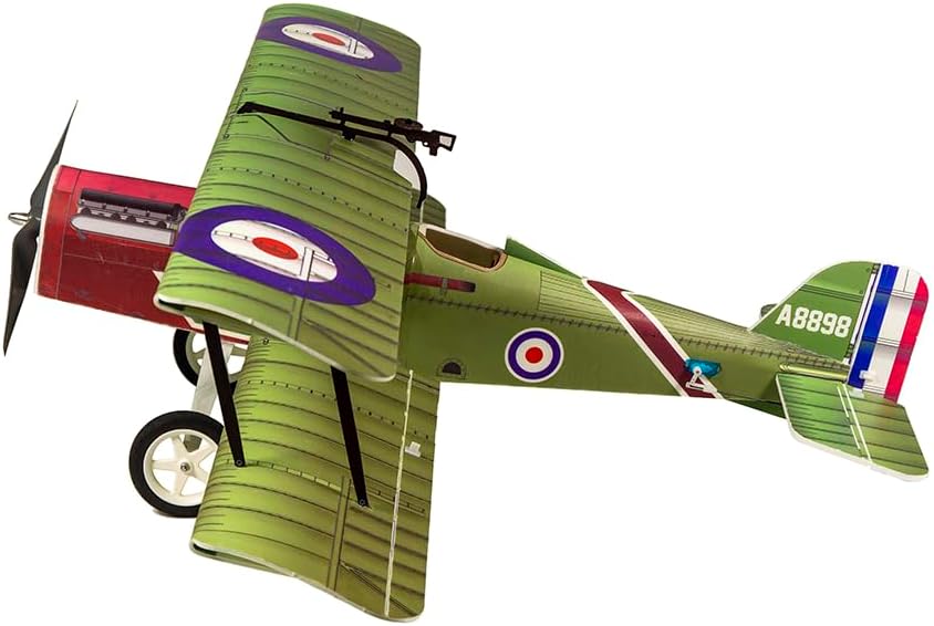 VilogaRC E33 S.E.5A 800mm Wingspan Foam RC Airplane for Adults DIY Fixed Wing Biplane Warbird KIT+Power Combo - (KIT+Motor+ESC+Servos)