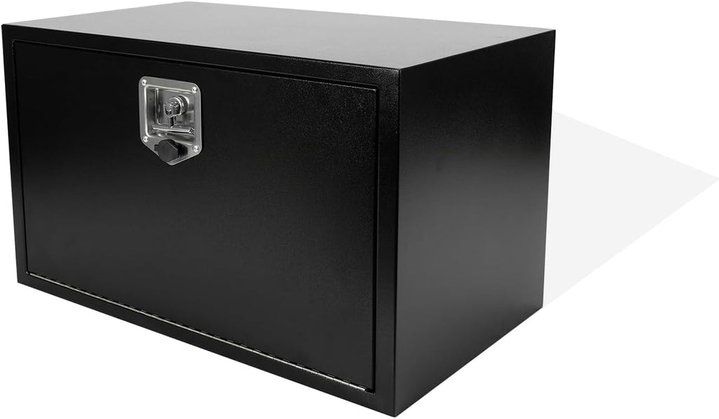 30 Inch Underbody Tool Box,Heavy Duty Underbody Truck Tool Box w/T-Handle Latch and keys for Pickup Truck,Utility Tractor,RV,Waterproof Tool Chest For Storage & Organization-30 × 18 × 18 inch