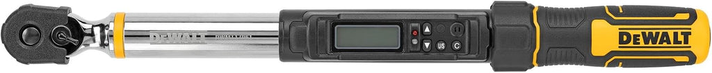 DEWALT Digital Torque Wrench, 3/8 inch Drive, 20-100 FT-LB, with Storage Case (DWMT17061)