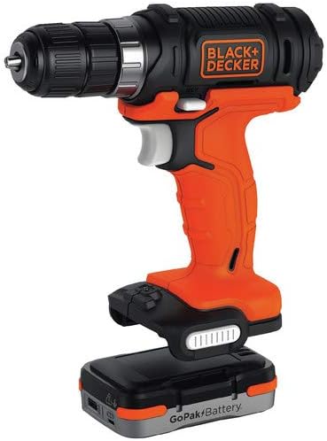 BLACK+DECKER GoPAK 12V MAX* Cordless Drill 4-Tool Combo Kit (BDCK502C1)