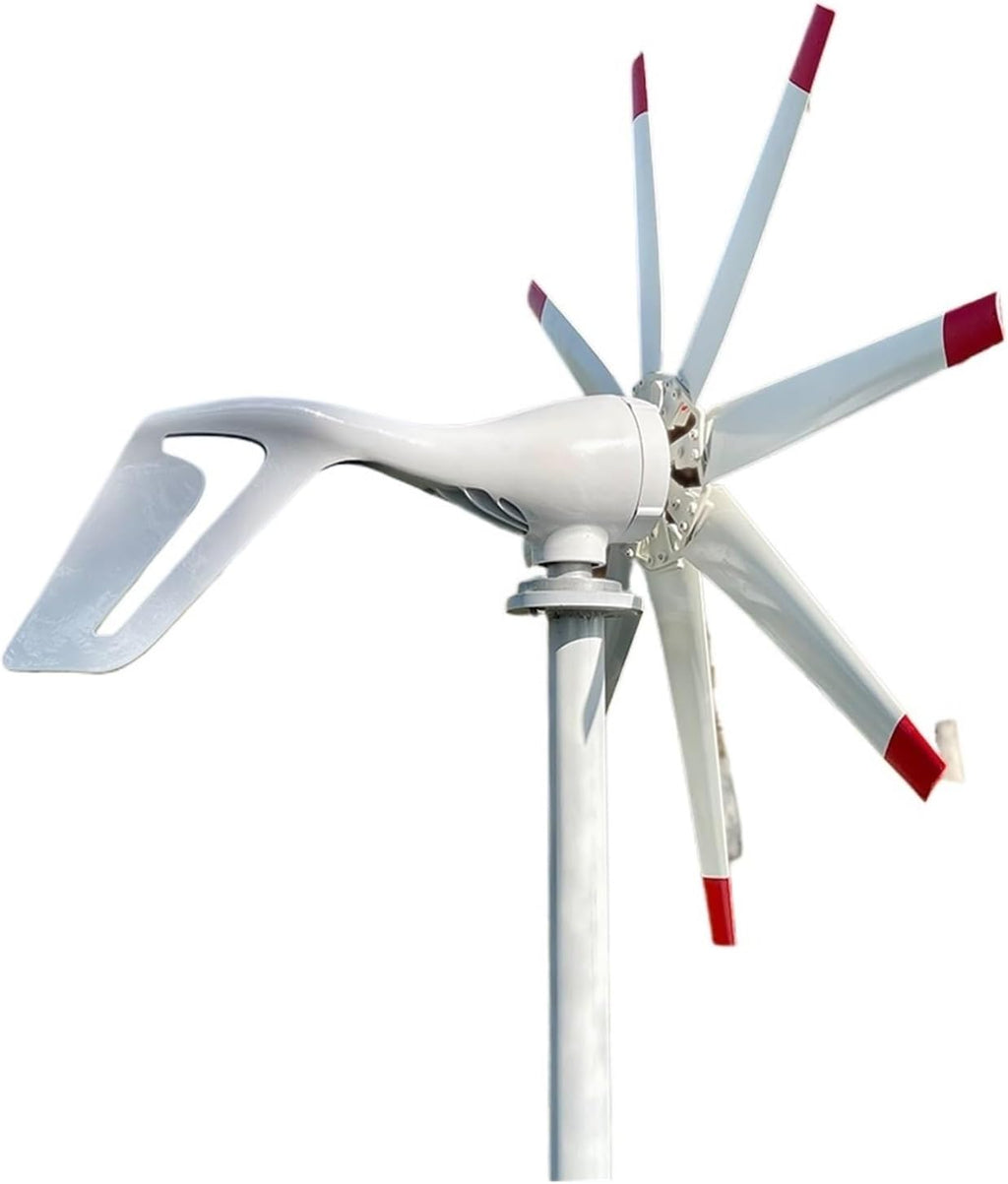 Wind Turbine Generator Kit, 3000W Horizontal Wind Turbine nerator 3KW 12V 24V 48V Alternator Free Energy Windmill for Home Farm for Hybrid Solar Wind System(24V)