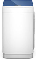 Zynkez 18lbs Portable Washing Machine, Fully Automatic Washing Machine with LED Display, 7 Wash Cycles, 26 Mins Quick Wash, Washer and Spin Dryer Combo with Drain Pump for Apartment Home