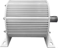 3000W Gearless Permanent Magnet Generator With Base 48V 96V 110V 220V 3 Phase AC Alternator For DIY Water Wind Turbine Generator (120V)