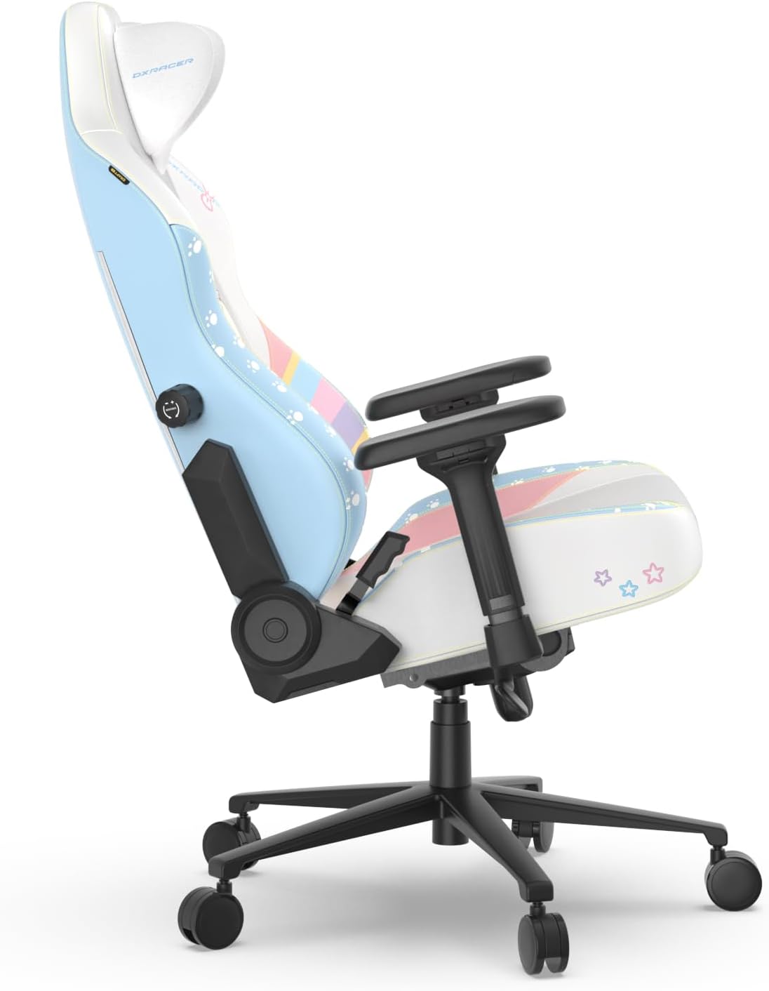 DXRacer Craft XL Video Gaming Chair for Adults, Ergonomic Office Reclining Computer Gamer Chair with Magnetic Head Pillow and Lumbar Support (EPU Leatherette, Bananya Cat)