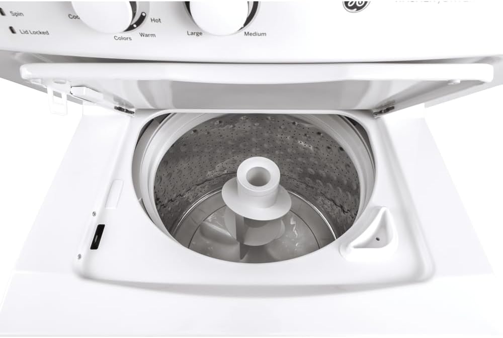 GE 27' Unitized Washer-Elec Dryer White