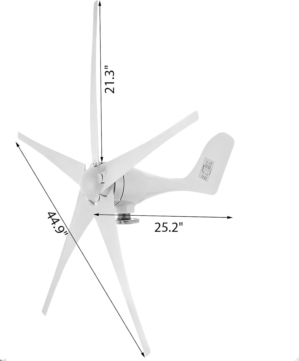 3000W Wind Generator Kit for Solar Hybrid System - 12V/24V/48V with Charge Controller, Ideal for Home Use, Street Lights & DIY Wind Power Projects