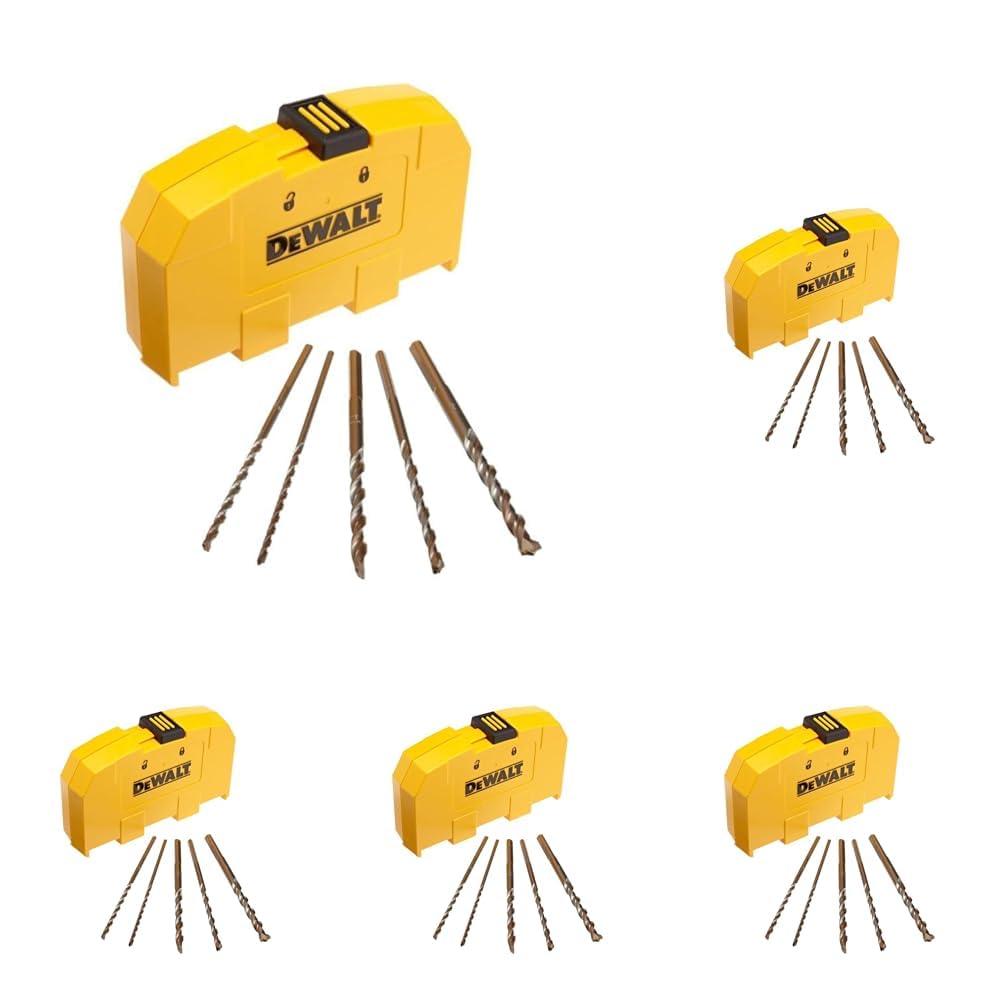 DeWalt DW5205 DeWalt 5 Pc. Premium Percussion Masonry Drill Bit Set (Pack of 5)