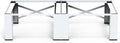 29' Washer and Dryer Pedestals Set of 2, Laundry Pedestal for Washer and Dryer, Alloy Steel Washing Machine Stand Raiser, Washer and Dryer Stand 12.6'' Height White