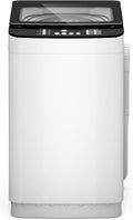 Zynkez 28lbs Portable Washing Machine, Fully Automatic Washing Machine with LED Display, 10 Wash Cycles, 26 Mins Quick Wash, 24H Delay Start, Large Washer and Spin Dryer Combo with Drain Pump for Home