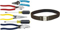 Klein Tools 80080 6-Piece Hand Tool Kit with 2 Screwdrivers, 3 Pliers, Wire Stripper and Cutter and Klein Tools 5225 48-Inch Waist Electrician Tool Belt