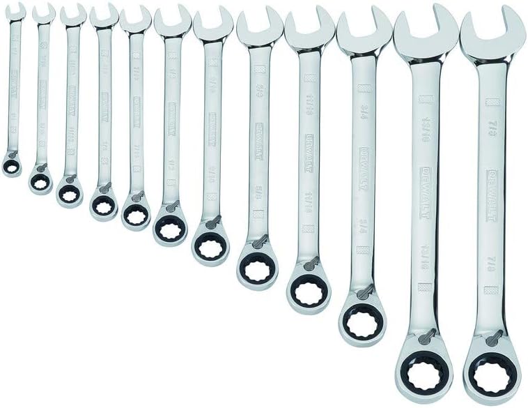 DEWALT Ratcheting Wrench Set, MM, 12-Piece (DWMT19230)