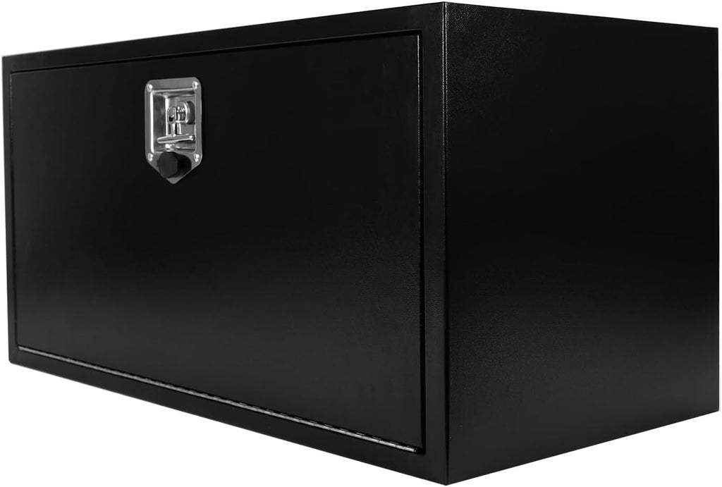 36 Inch Underbody Tool Box,Heavy Duty Underbody Truck Tool Box w/T-Handle Latch and keys for Pickup Truck,Utility Tractor,RV,Waterproof Tool Chest For Storage & Organization-36 × 18 × 18 inch