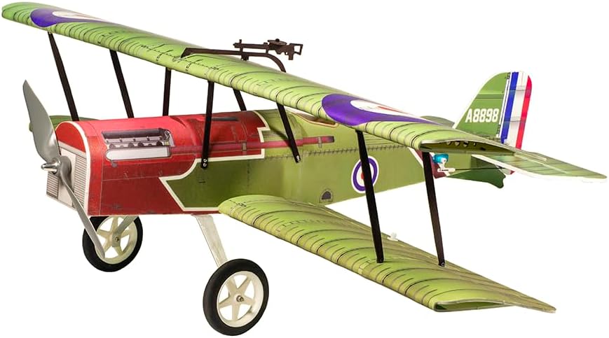 VilogaRC E33 S.E.5A 800mm Wingspan Foam RC Airplane for Adults DIY Fixed Wing Biplane Warbird KIT+Power Combo - (KIT+Motor+ESC+Servos)