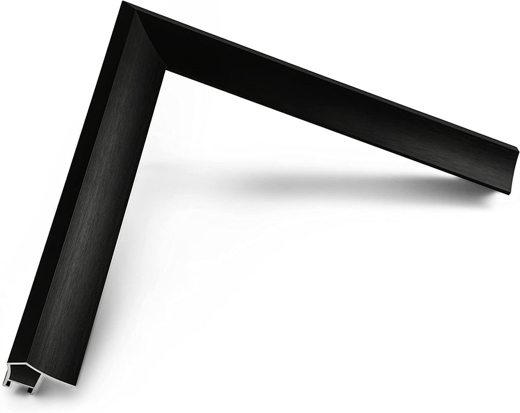 Anodized Black Prismatic 50' Alloy Deco TV Frame - Compatible ONLY with Samsung The Frame TVs (Fits 2021-2026, LS03A, LS03B, LS03C, LS03D, LS03FA)