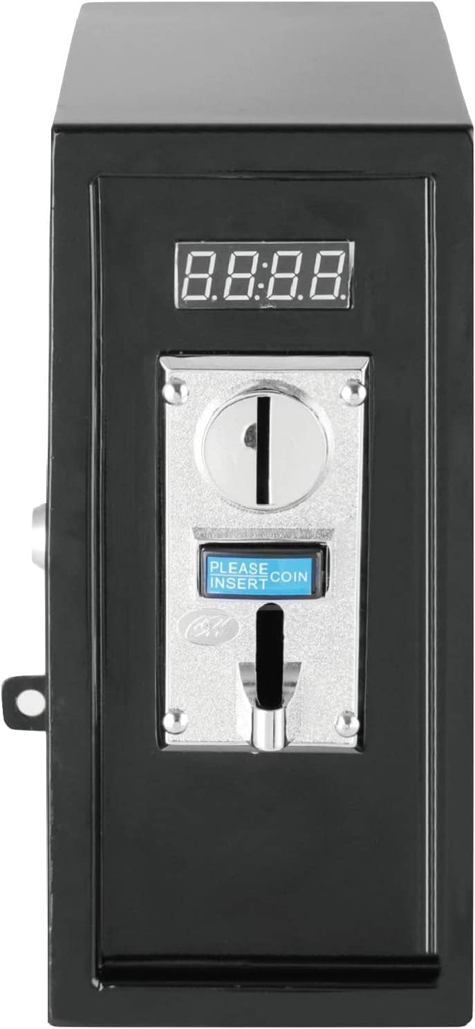 Sintron ST-002 110V Coin Operated Timer Control Power Box for Electronic Device Vending Machine, Gaming Machines, Massage Chairs, Shoe Polishers, Washing Machines, Chargers, Dryers, Auto Car Wash, PCs