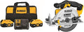 DeWalt 20V MAX Starter KIT & 20V MAX Circular Saw, 6-1/2-Inch Blade, 460 MWO Engine, 0-50 Degree Bevel Capability, Bare Tool Only (DCS391B)