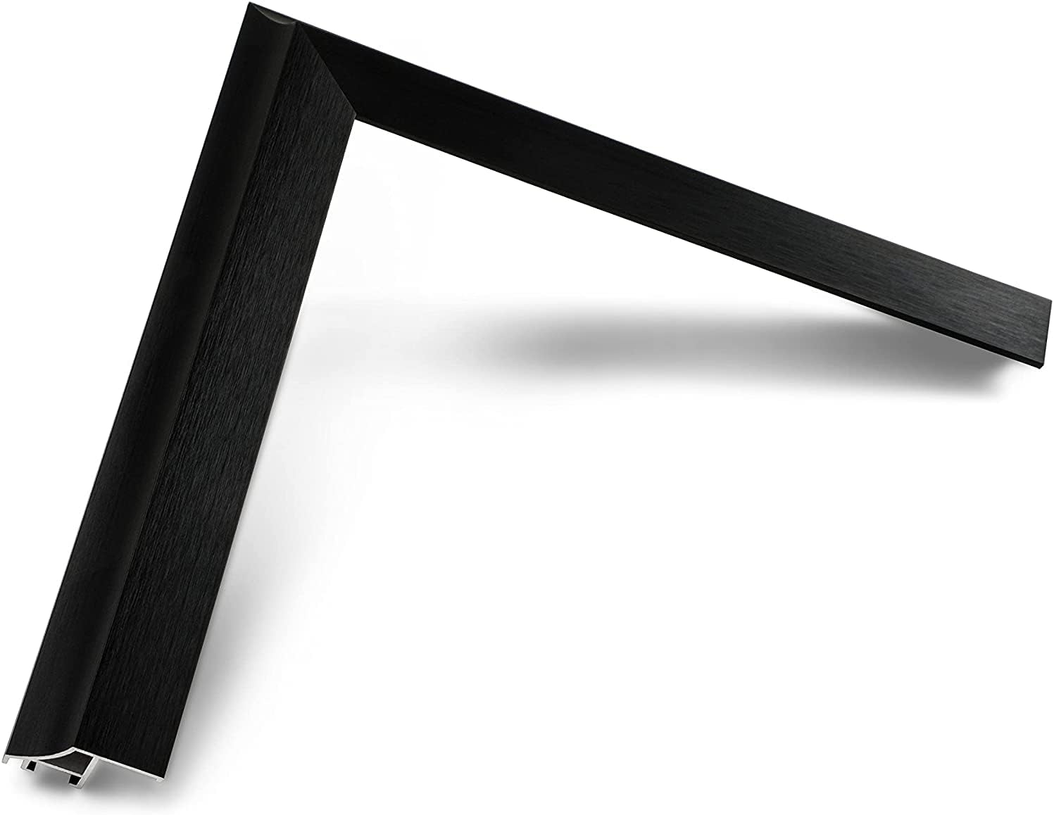Anodized Black Scoop 55' Alloy Deco TV Frame - Compatible ONLY with Samsung The Frame TVs (Fits 2021-2026, LS03A, LS03B, LS03C, LS03D, LS03FA)