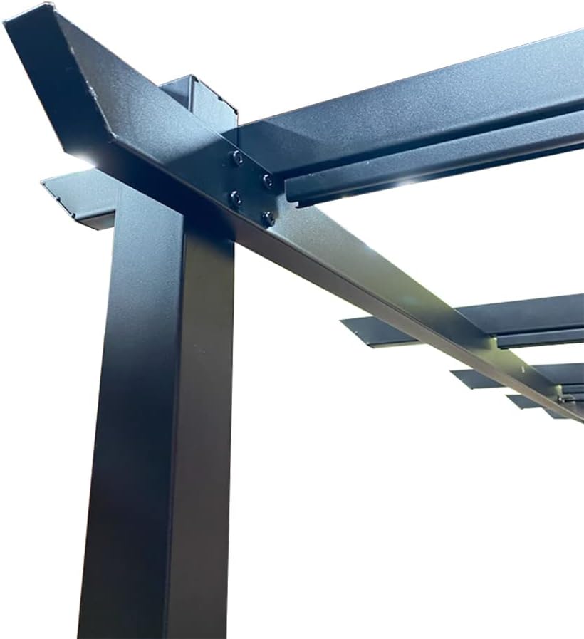 Garden Winds Replacement Canopy Top Cover Compatible with The Best Choice SKY5287 10 x 10 Pergola - Riplock 350 - Beige
