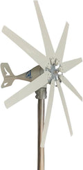 Hybrid Wind Turbine Generators,3000W/5000W/8000W 8-Blade Vertical Axis Wind Turbines Generator,Wind Power Generator,for Marine, RV, Home Permanent Magnet Generator 3000W-24V