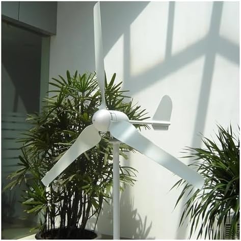 3000W Wind Turbine Generator Kit - Low Noise Horizontal 12V/24V/48V for Hybrid Solar Wind System - Industrial Energy with LCD Hybrid Control