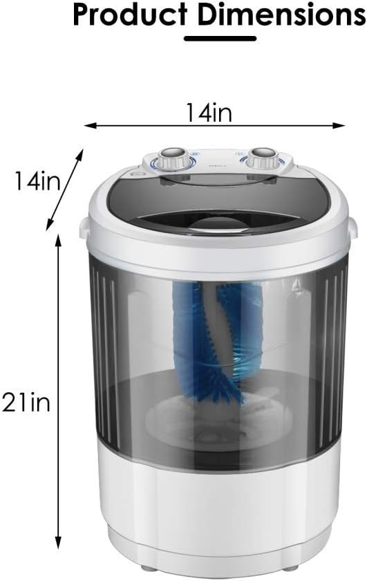 Portable Shoes Washing Machine Mini Portable Washing Machine Smart Lazy Automatic Shoes Washer Suitable for Apartments Camping Dorms Business Trip College Rooms