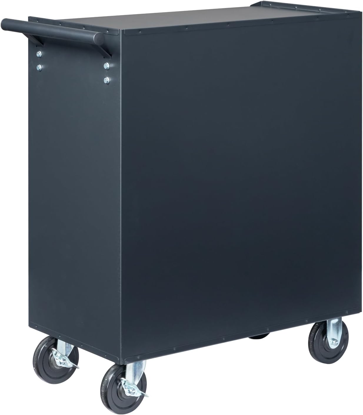 Vasitelan Tool Chest, 4 Drawers Rolling Tool Chest with Wheels, Portable Rolling Tool Box on Wheels, Tool Chest Organizer for Garage, Workshop, Home Crafts Use (Black)