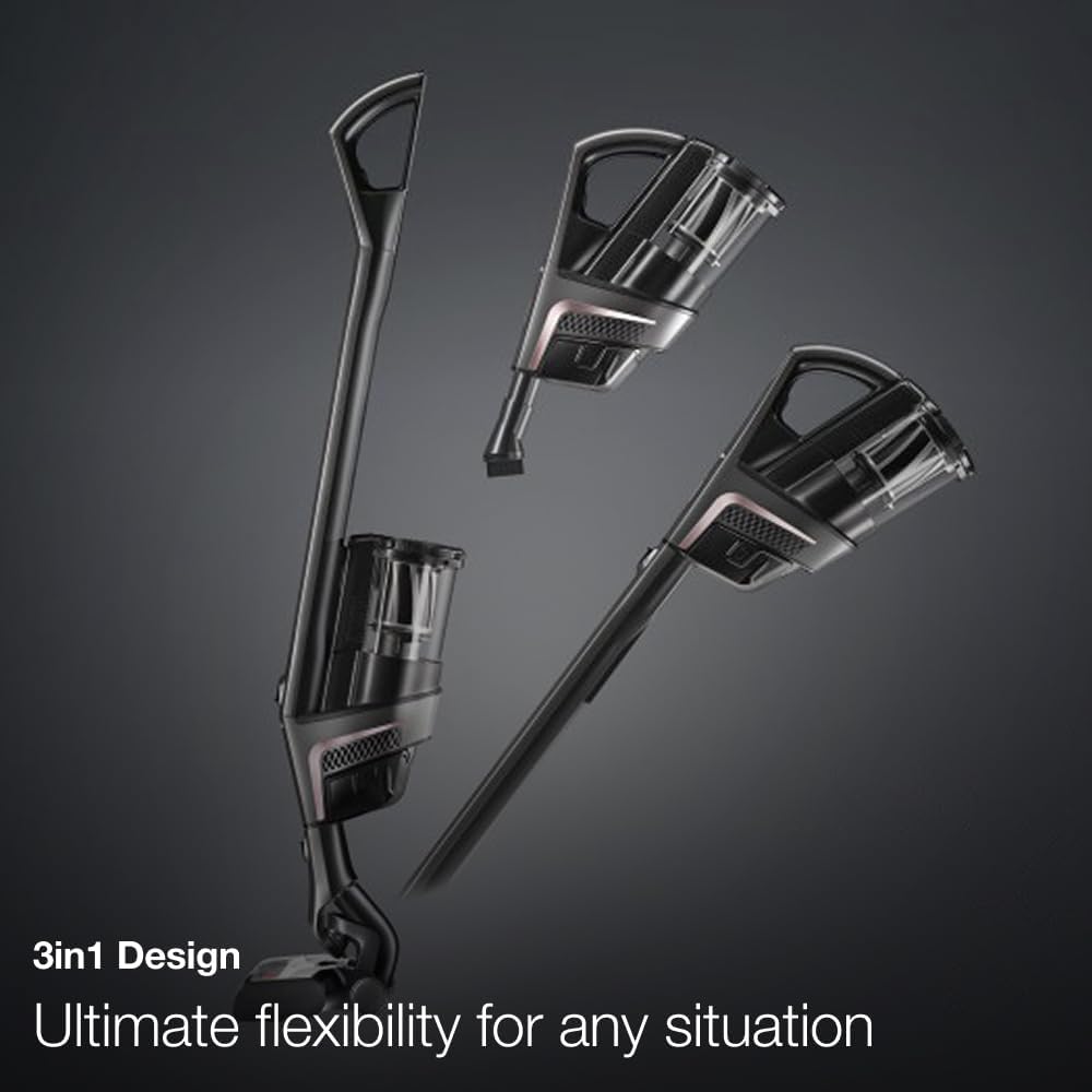 Miele Triflex HX1 Pro - Cordless vacuum cleaner with innovative 3in1 design, additional battery for 120 min total run-time - Infinity Grey Pearl Finish
