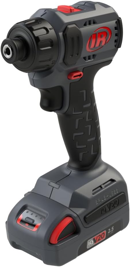 Ingersoll Rand IQV20-3D2WDXS 20V Cordless Combo Tool Kit, D3411 1/4' Screwdriver, D5241 1/2' Hammer Drill, W7153 DXS Impact