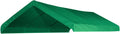 12' X 20' Canopy Replacement Cover (Green) - For Frames 10' W X 20' L (See Diagram)
