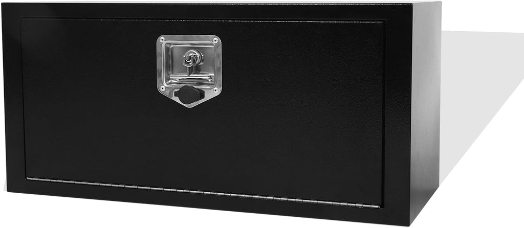 30 Inch Underbody Tool Box,Heavy Duty Underbody Truck Tool Box w/T-Handle Latch and keys for Pickup Truck,Utility Tractor,RV,Waterproof Tool Chest For Storage & Organization-30 × 12 × 14 inch