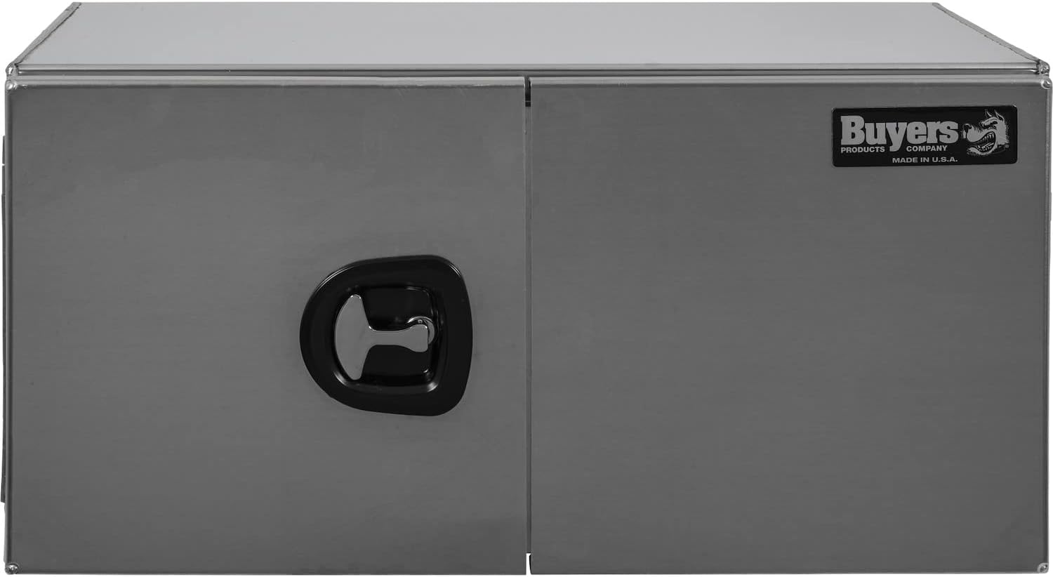 Buyers Products 1705435 Silver Pro Series Smooth Aluminum Underbody Truck Box with Barn Door, 24x24x36 Inch, Durable Vehicle Tool Box for Storage and Organization