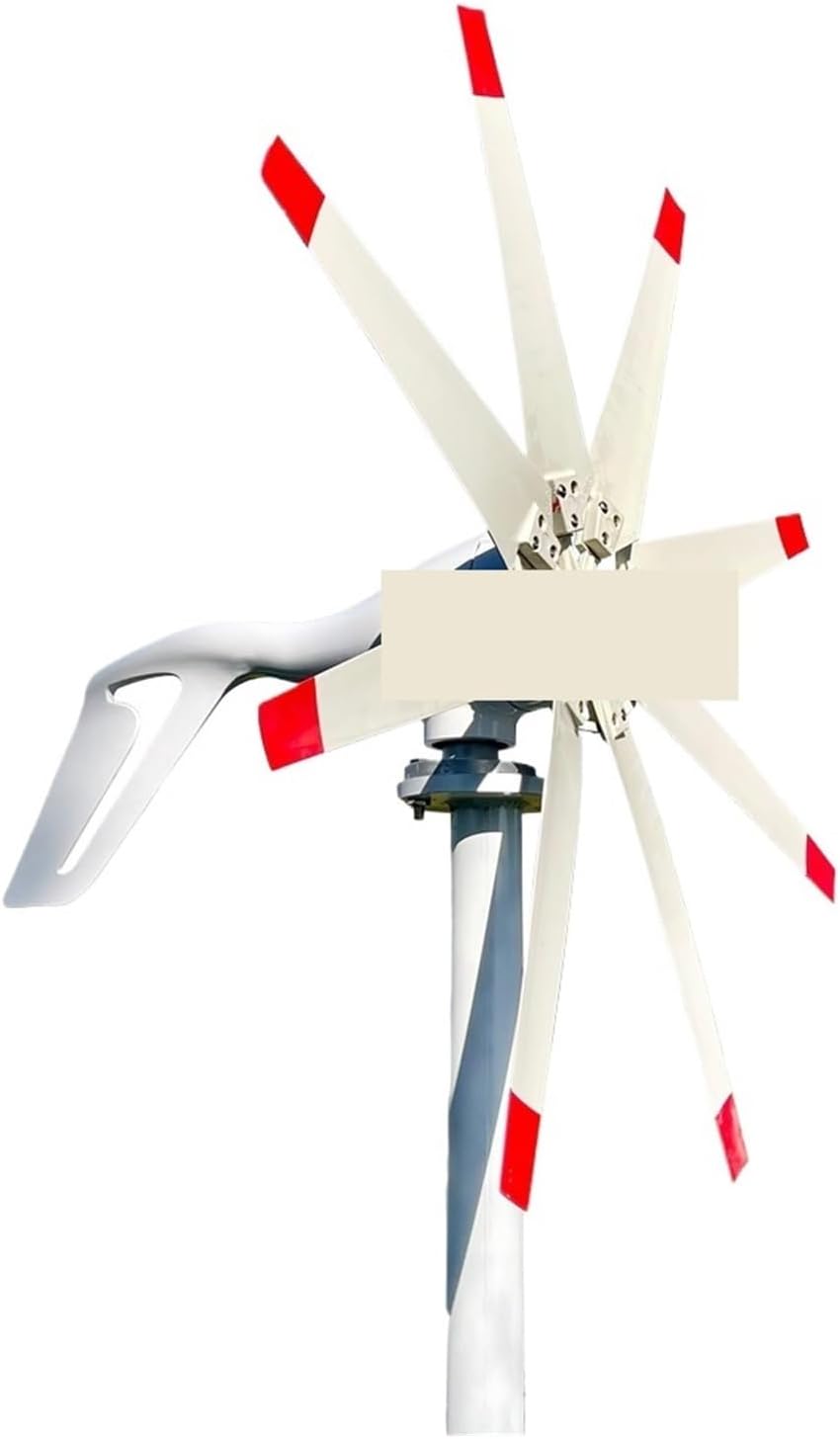 Wind Turbine Generator Kit, 3000W Horizontal Wind Turbine nerator Windmill Low Wind Speed Starting Wind Turbines for Hybrid Solar Wind System(12V_3000W-01)