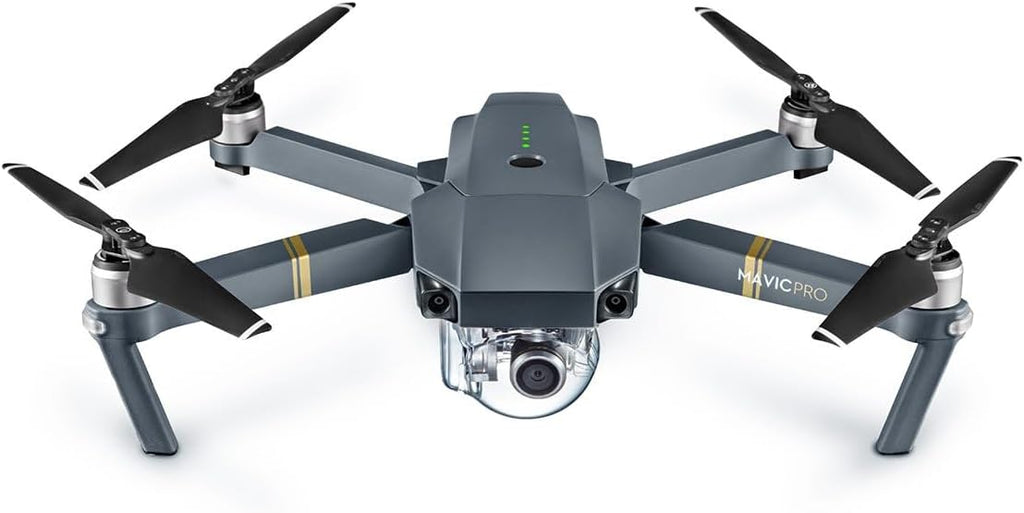 DJI Mavic Pro Fly More Combo: Foldable Propeller Quadcopter Drone Kit with Remote, 3 Batteries, 16GB MicroSD, Charging Hub, Car Charger, Power Bank Adapter, Shoulder Bag
