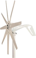 Wind Turbine Generator Kit, 8 Blades 3000w Wind Turbine nerator Homeuse Free Energy 12V 24V 48V Fit for Street Lamps Monitoring Boat for Hybrid Solar Wind System(12V)