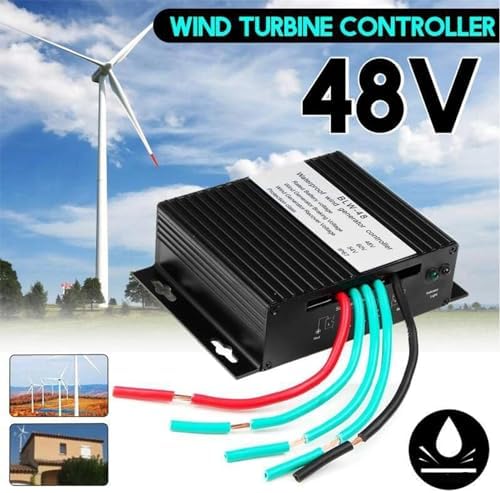 3000W-6000W Wind Solar Hybrid Controller with Dump Load for Outdoor Camping, Compatible with Wind Turbines & Generators, 12V 24V 48V Systems