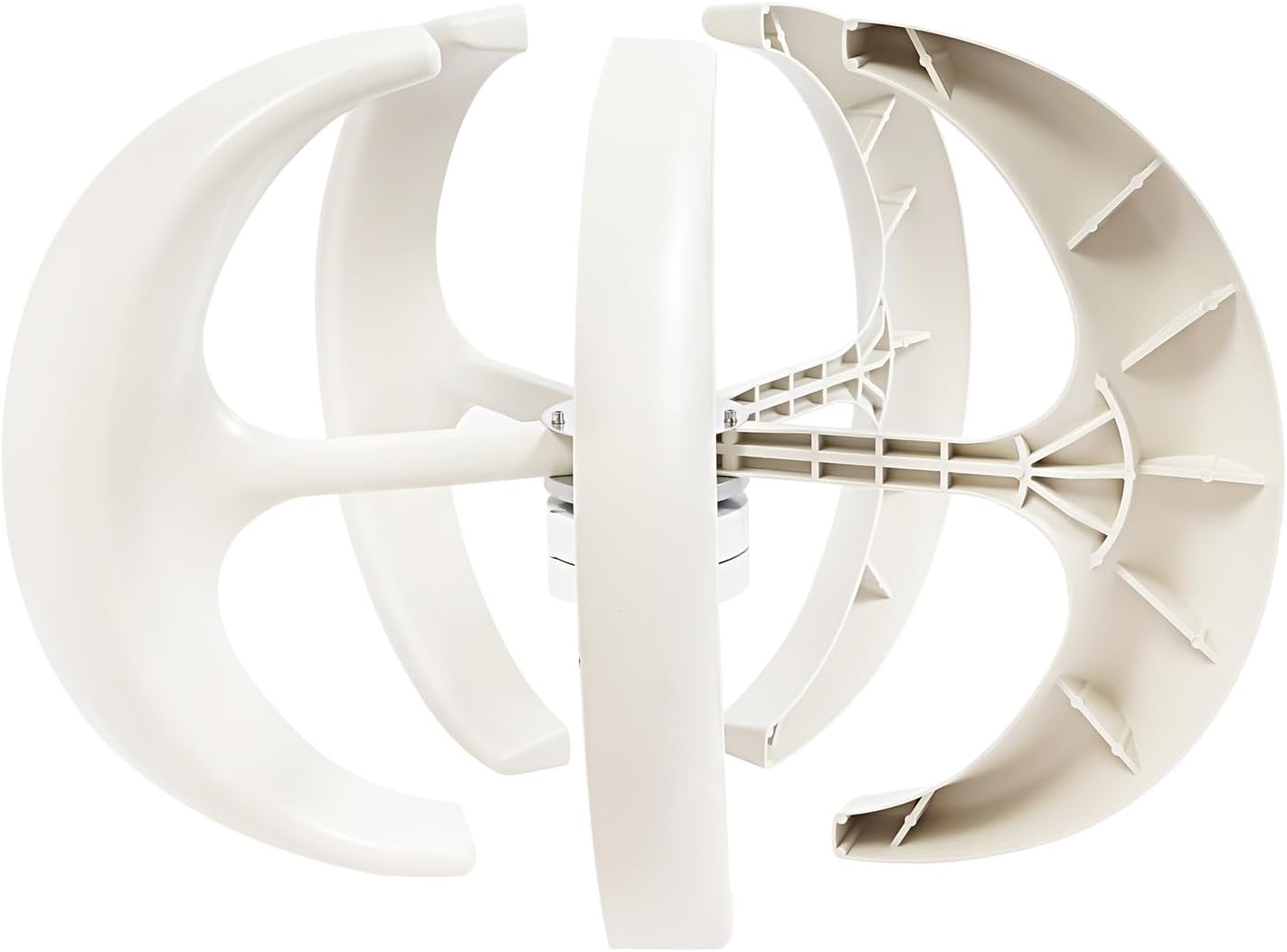 Wind Turbine Generator, 5 Blades Charger Controller 12V Kit, 600W Vertical Lantern Wind Turbine Generator
