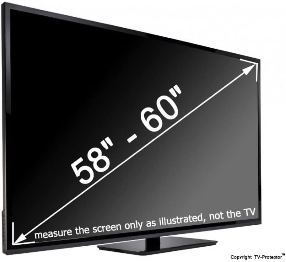58-60 inch TV-ProtectorTM TV Screen Protector for LCD, LED, OLED and QLED 4K HDTV