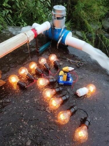 1000W Aluminum Alloy Turbine Hydroelectric Generator Home Lighting 220V