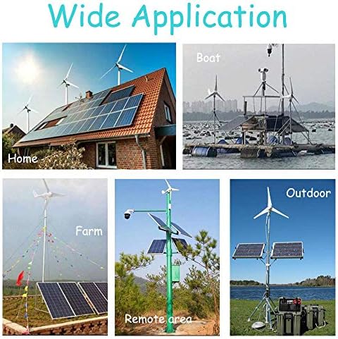 1000W Solar Panel Kit with 400W Wind Turbine, 5x120W Mono Panels, 3000W Inverter & Hybrid Controller for 12V Battery Charging - Ultimate Off-Grid Power Solution