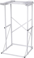 Black+Decker Washer Dryer Stacking Rack Stand, Compatible with Black and Decker Portable Washers and Dryers, Heavy Duty Steel, Dryer Stand with 60 lb. Weight Capacity, BWDS, White