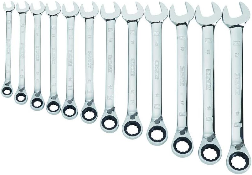 DEWALT Ratcheting Wrench Set, SAE, 12-Piece (DWMT19232)