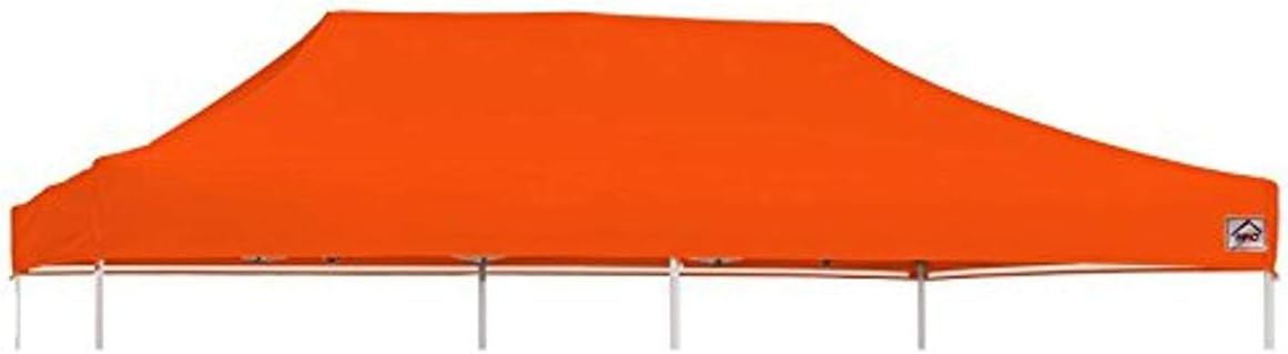 Impact Canopy 10x20 Pop Up Canopy Tent Replacement Top Cover Only, Orange (020200009)
