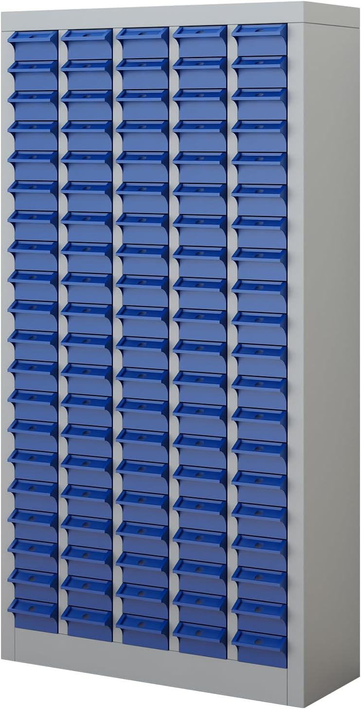 Part Cabinet with 100 Drawers Nuts Bolts Screw Nail Bins Tool Storage Cabinet Legos Drawer Benchtop Drawer for Garage Organization, Lego Storage, Teacher Toolbox, Makeup Organizer, Shop