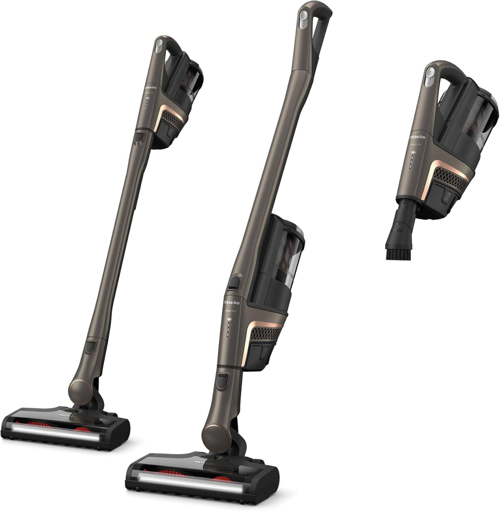 Miele Triflex HX2 Pro Self-Standing Cordless Stick Vacuum Cleaner, 120 min runtime, Infinity Grey PearlFinish / Rose Gold