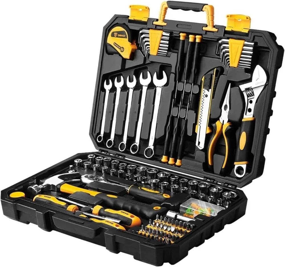 Fit for DEKOPRO 158 Piece Tool Set-General Household Hand Tool Kit,Auto Repair Tool Set, with Plastic Toolbox Storage Case