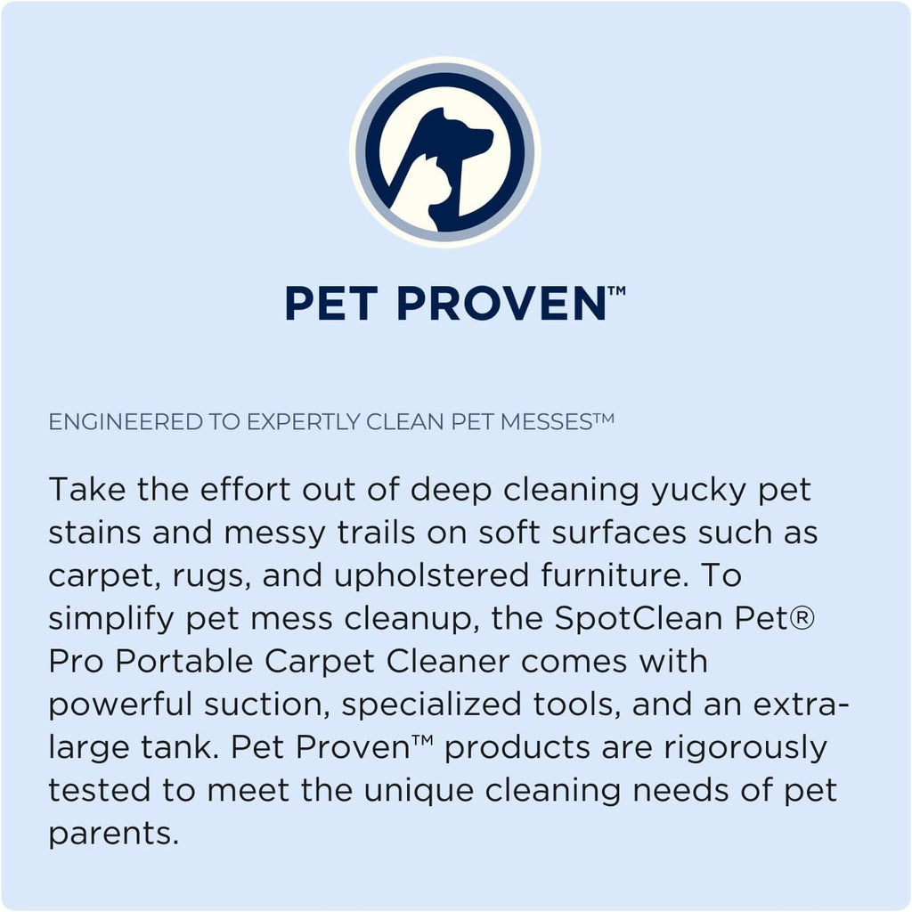 Bissell SpotClean Pet Pro Portable Carpet Cleaner, 2458
