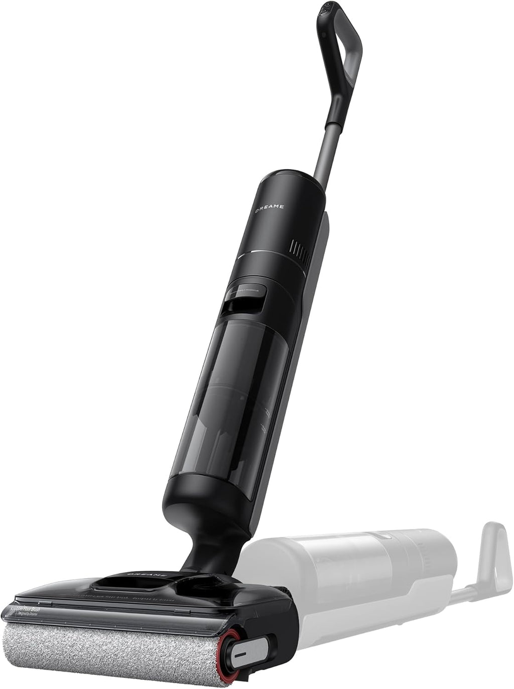 DREAME H12 Pro FlexReach Wet Dry Vacuum Cleaner, 0 Tangle Cordless Vacuum Mop All-in-One for Hard Floors, 180° Lie-Flat with 194°F Self-Cleaning, 50Mins Runtime (Renewed)