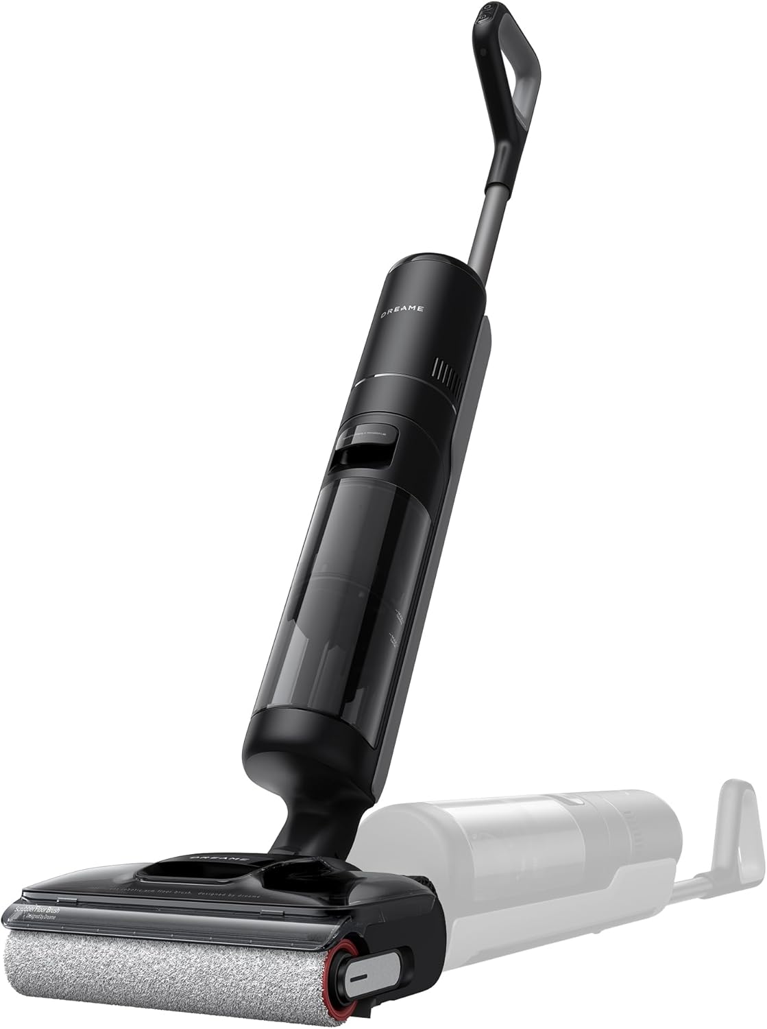 DREAME H12 Pro FlexReach Wet Dry Vacuum Cleaner, 0 Tangle Cordless Vacuum Mop All-in-One for Hard Floors, 180° Lie-Flat with 194°F Self-Cleaning, 50Mins Runtime (Renewed)