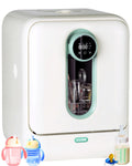 ICUIRE Baby Bottle Washer and Sterilizer and Dryer, 131-167°F High Temperature Sterilize for Baby Stuff, 3.2L Water Tank to Clean Bottles, Pump Part &Pacifiers&Bowl, Newborn Parents One-Hand Operation